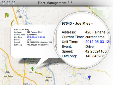 Mapping enables real-time views of fleet activity