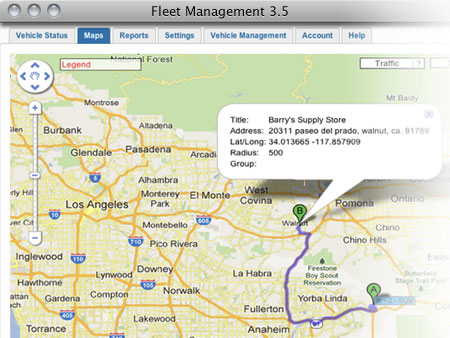 Dispatch drivers with route planning and 2-way messaging